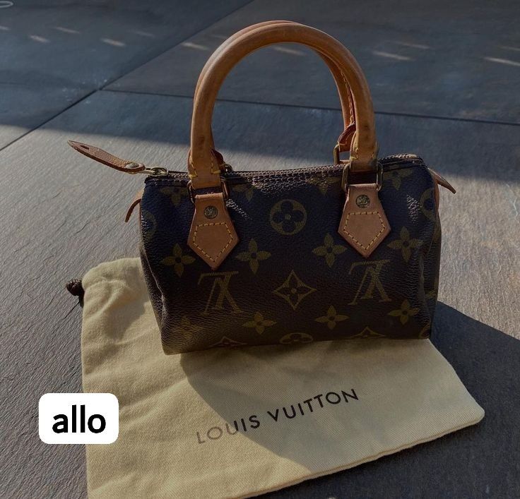 Sac Nano Speedy en toile monogram