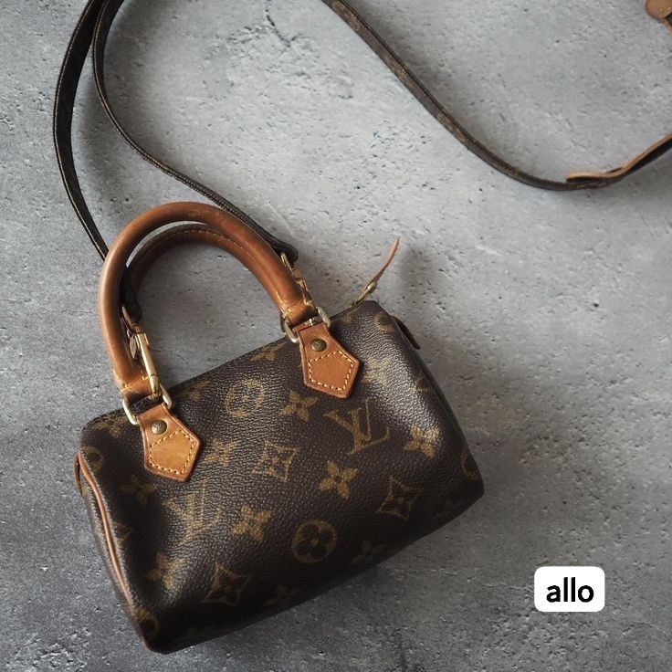 Sac Nano Speedy en toile monogram