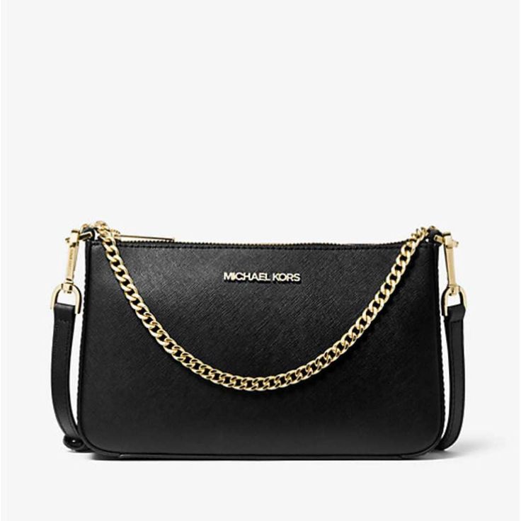 Michael Kors Outlet
Sac à bandoulière Jet Set de taille moyenne en cuir Saffiano