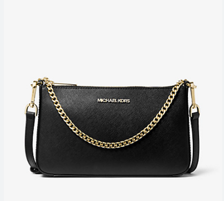 Michael Kors Outlet
Sac à bandoulière Jet Set de taille moyenne en cuir Saffiano